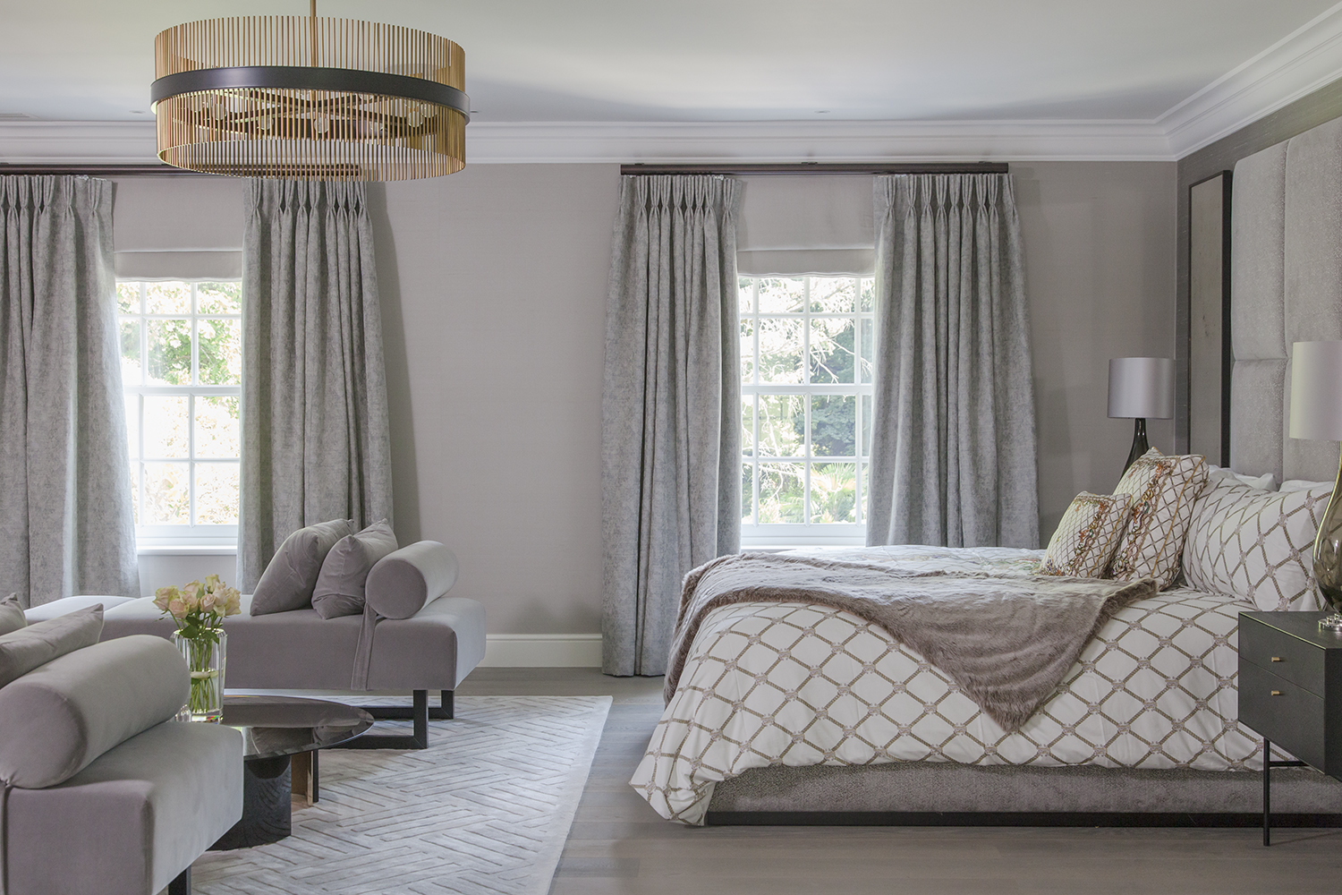 MASTER BEDROOM_ASPEN HOUSE_Loomah Bespoke Carpets & Rugs_Interior Design By Callender Howorth_Photography By Megan Taylor